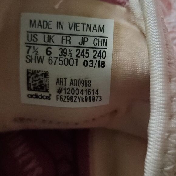 *Pharrell x adidas Tennis Hu in Pink Sz.7.5 - Picture 8 of 10